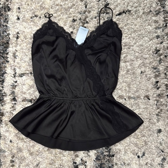 Soprano Tops - Soprano Black Lace Camisole